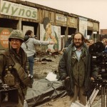 Matthew Modine und Stanley Kubrick am Set von Full Metal Jacket