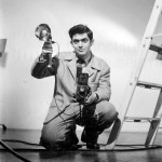 Stanley Kubrick als Fotograf für das LOOK Magazin, um 1949. Foto: Jacques Kubrick